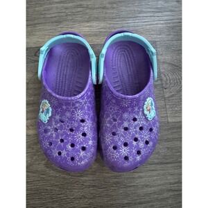 Crocs Disney Frozen Purple Sandals Size‎ Womens 5